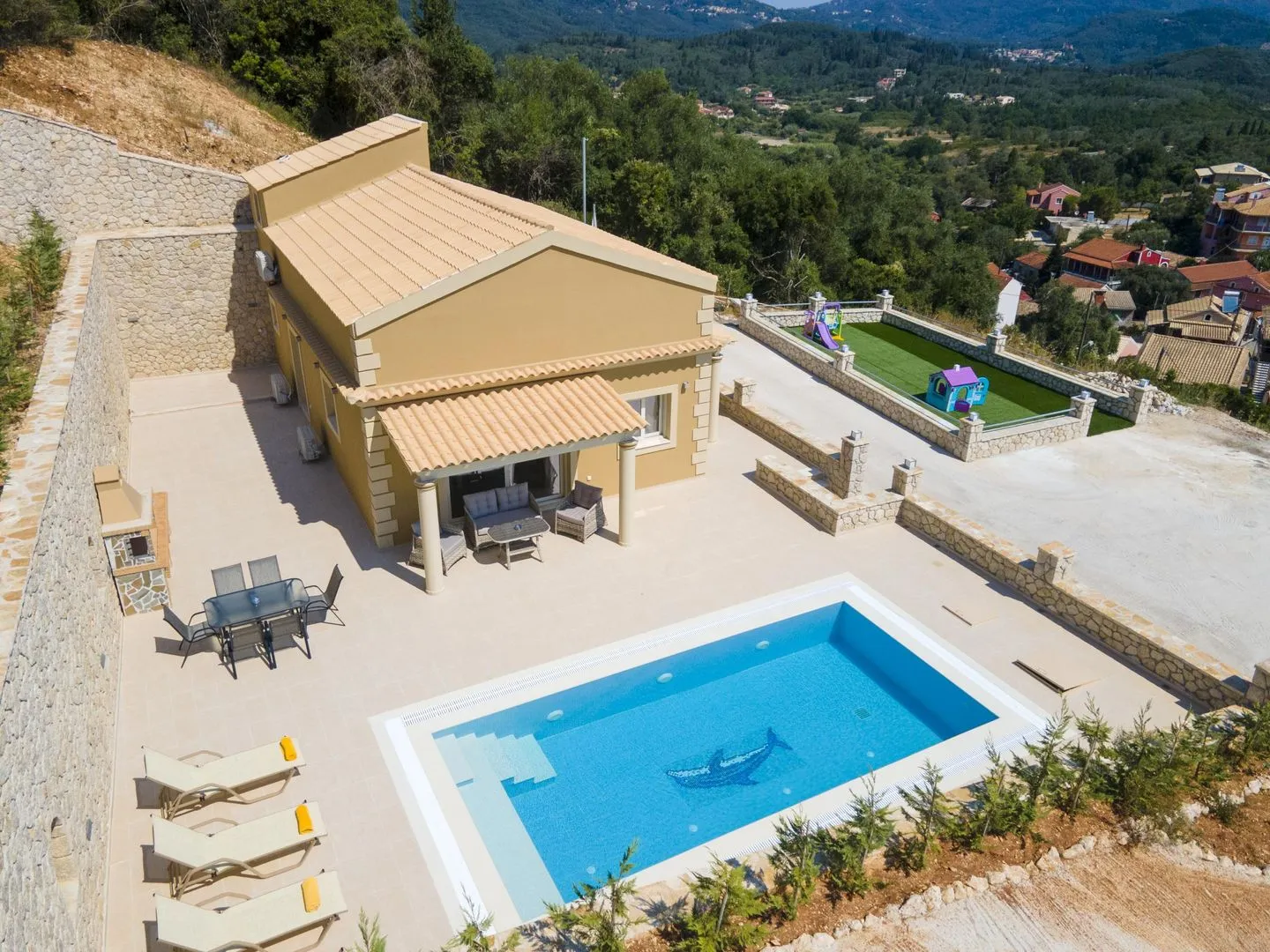  Villa Korfiatissa Aghios Mattaios - Bird's eye view