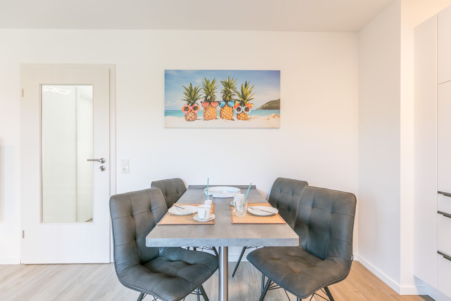 Ferienwohnung Land & Meer Wohnzimmer