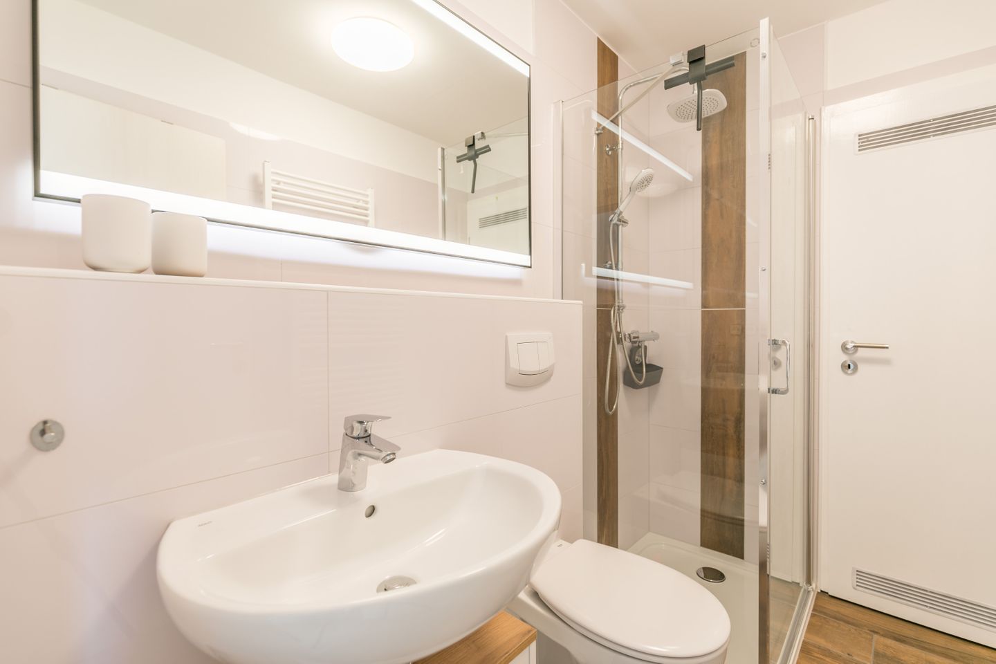 Ferienwohnung Land & Meer Badezimmer