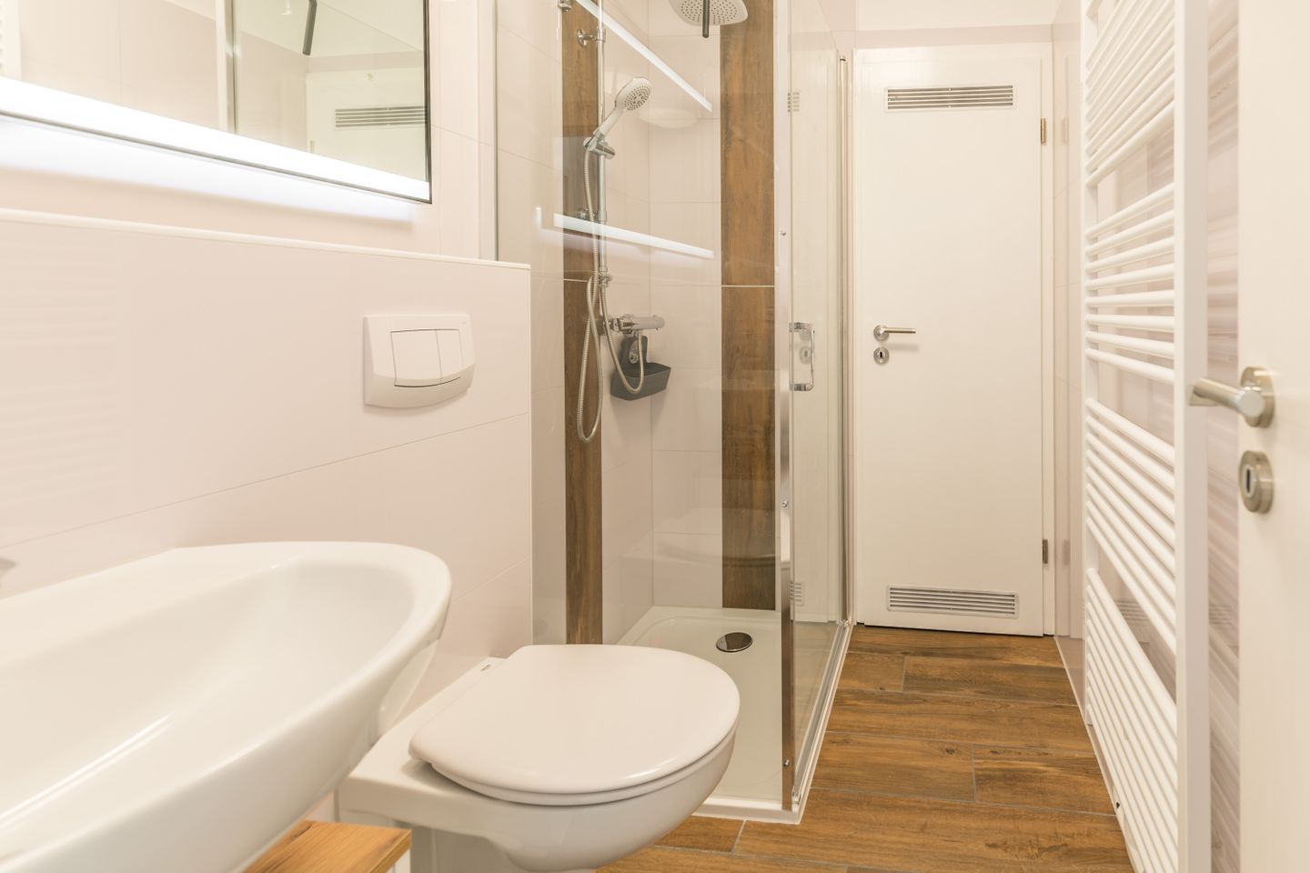 Ferienwohnung Land & Meer Badezimmer