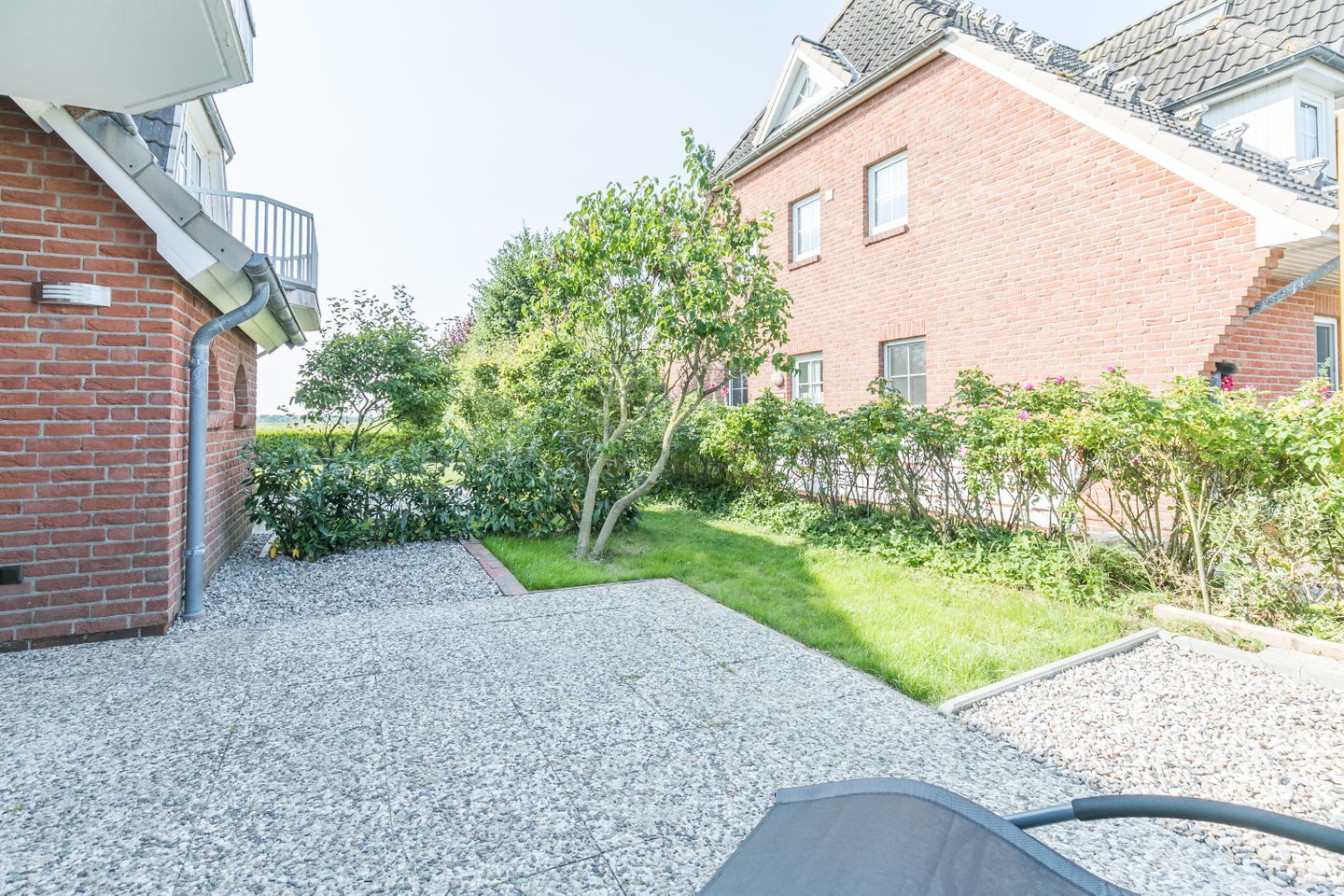 Ferienwohnung Land & Meer Terrasse