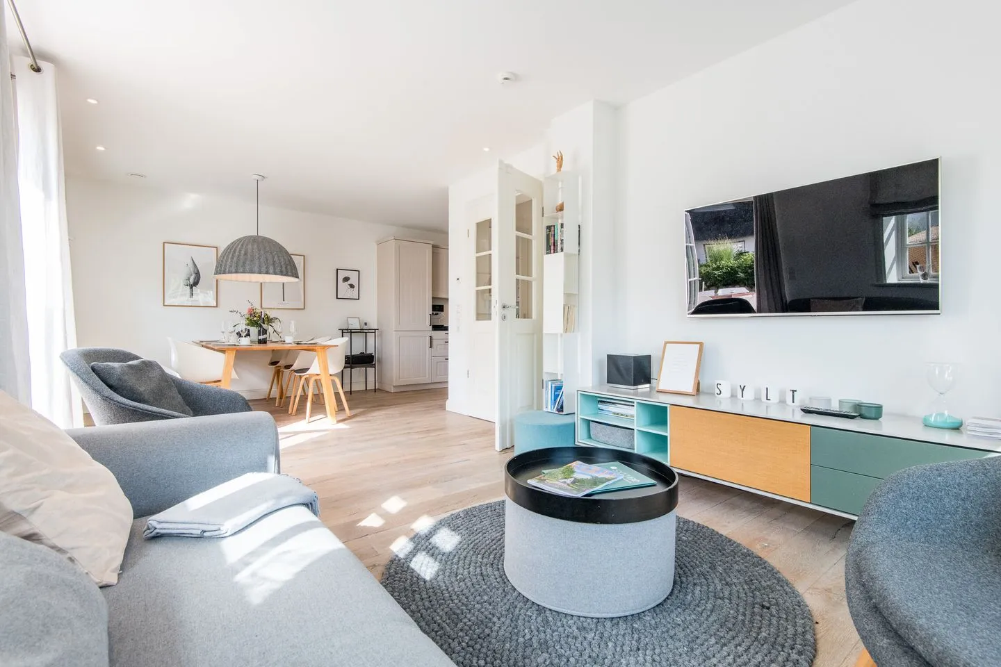 Landhaus Hygge Wenningstedt - Wohnzimmer