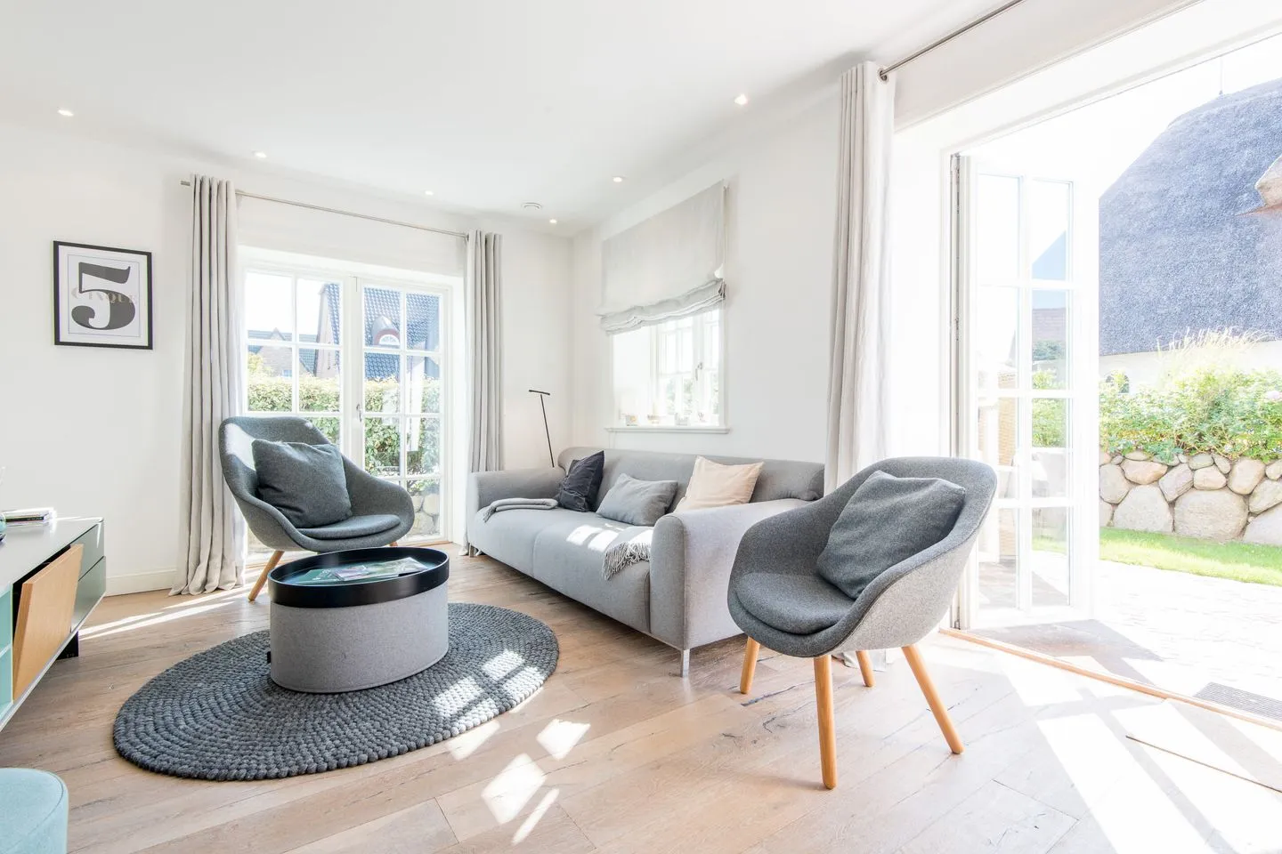 Landhaus Hygge Wenningstedt - Wohnzimmer