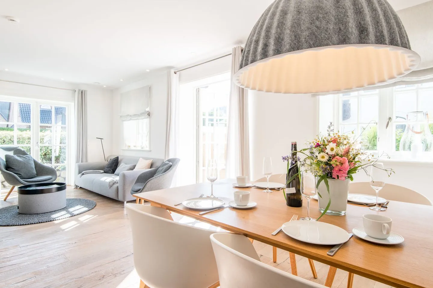 Landhaus Hygge Wenningstedt - Wohnzimmer