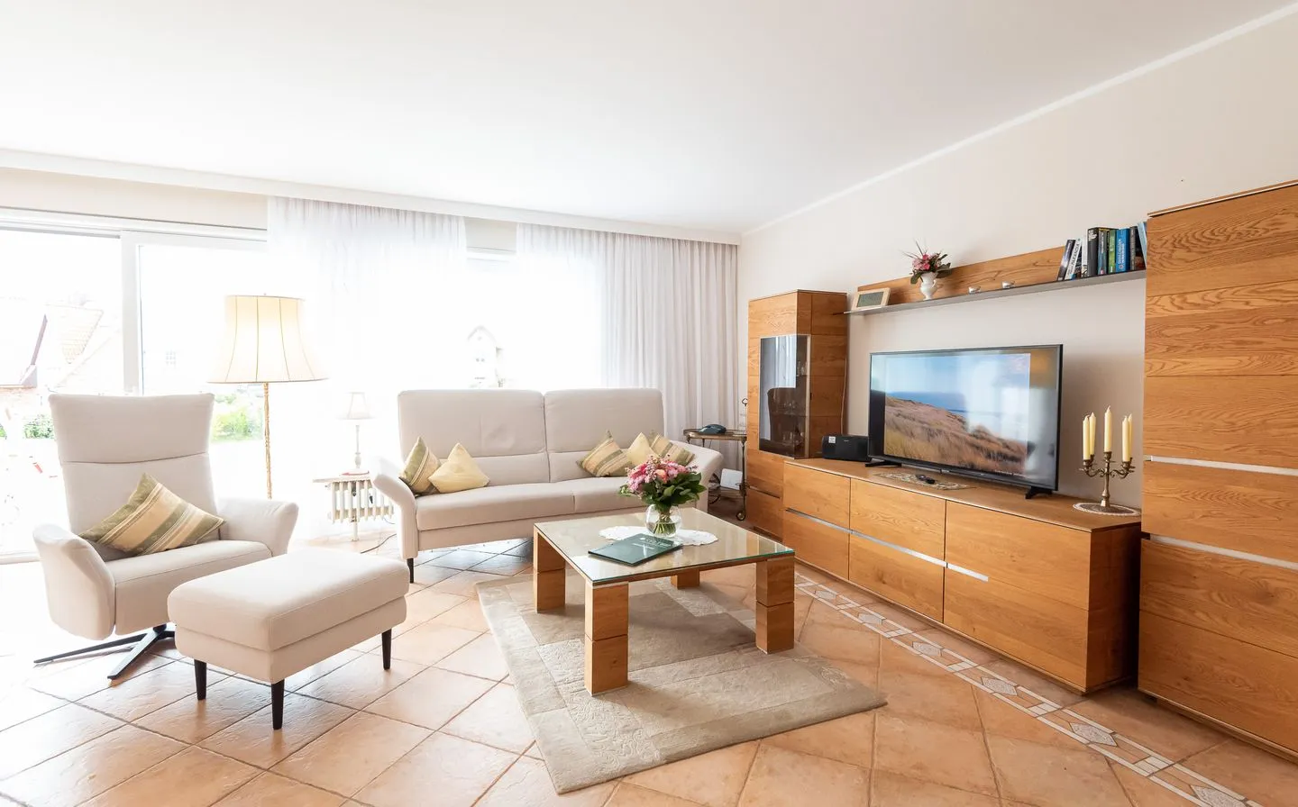 Domizil Strandpartie Wenningstedt - Wohnzimmer
