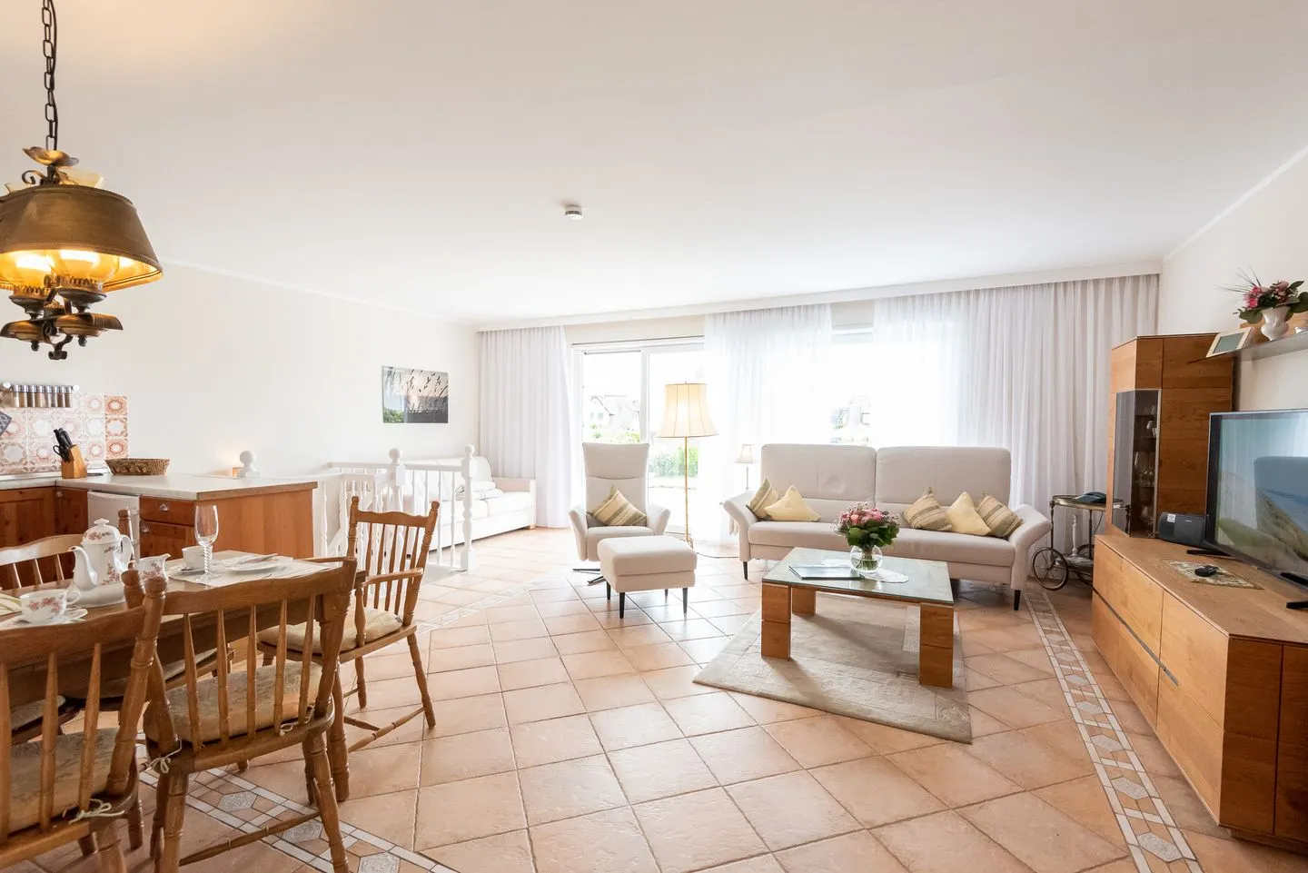 Domizil Strandpartie Wenningstedt - Wohnzimmer