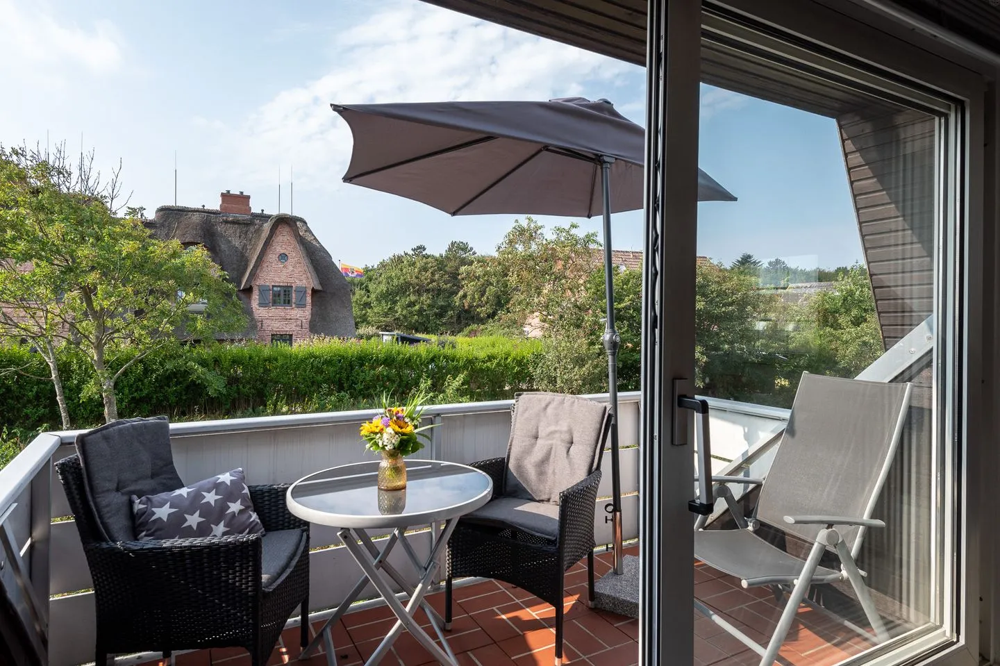 Jutta App. 6 Wenningstedt - Balkon
