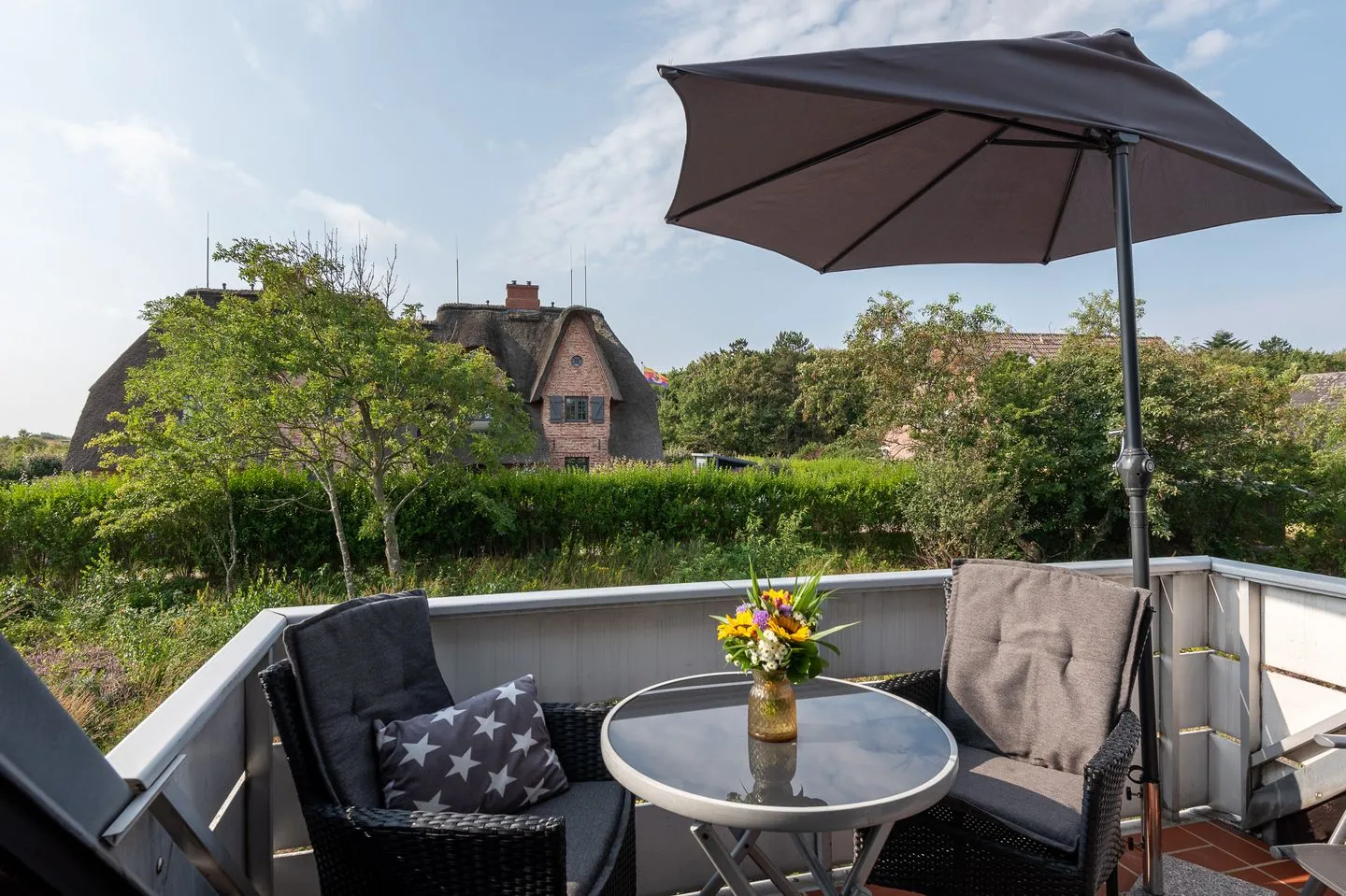 Jutta App. 6 Wenningstedt - Balkon