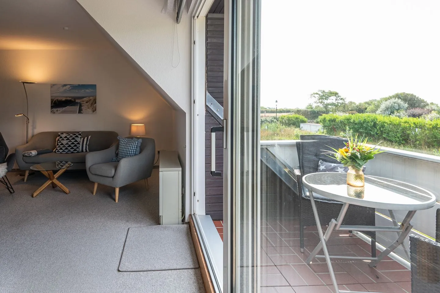 Jutta App. 6 Wenningstedt - Wohnzimmer