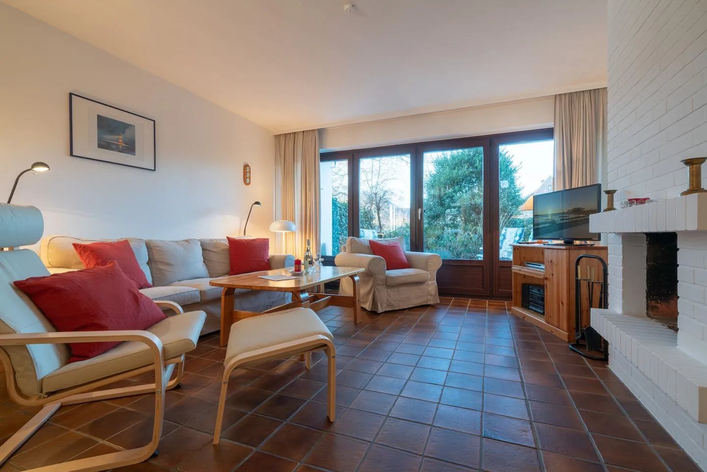 Dünenglück Dorf - Wohnzimmer