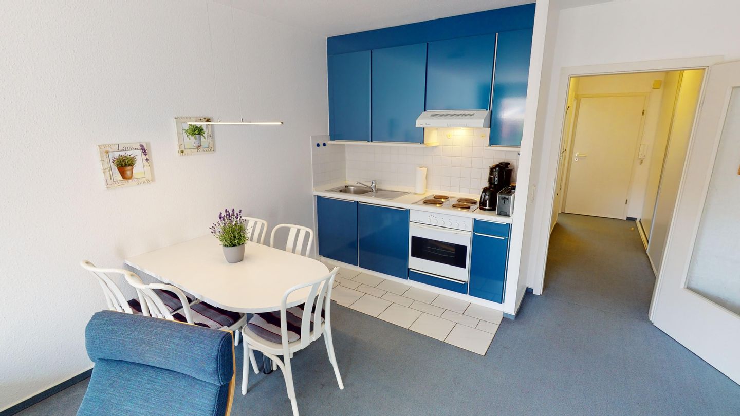 Ferienwohnung für 4 Personen mit Balkon und Privatparkplatz