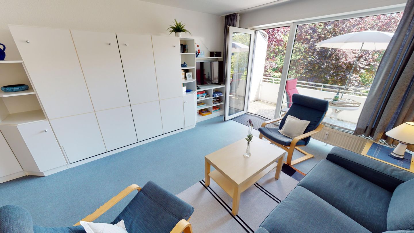 Ferienwohnung für 4 Personen mit Balkon und Privatparkplatz