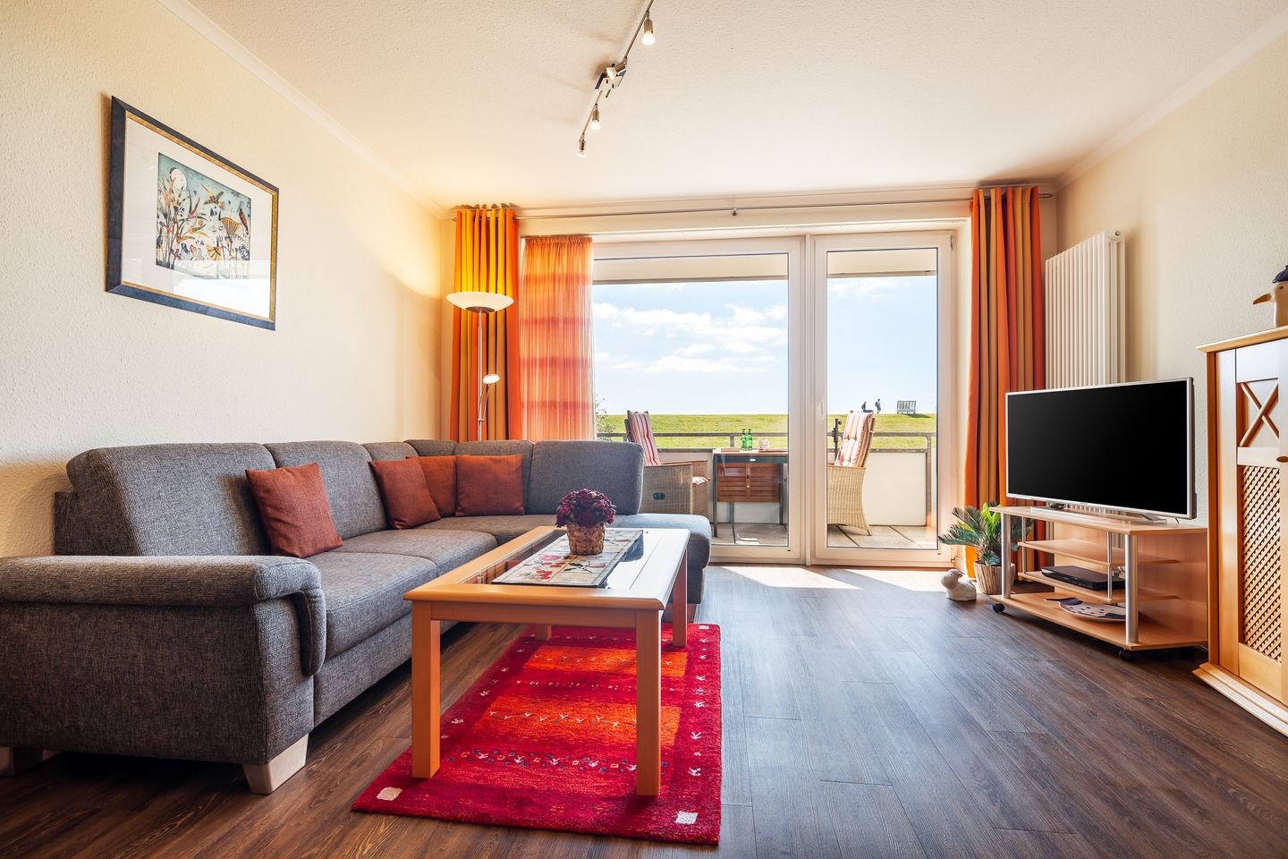 Wohnzimmer mit TV