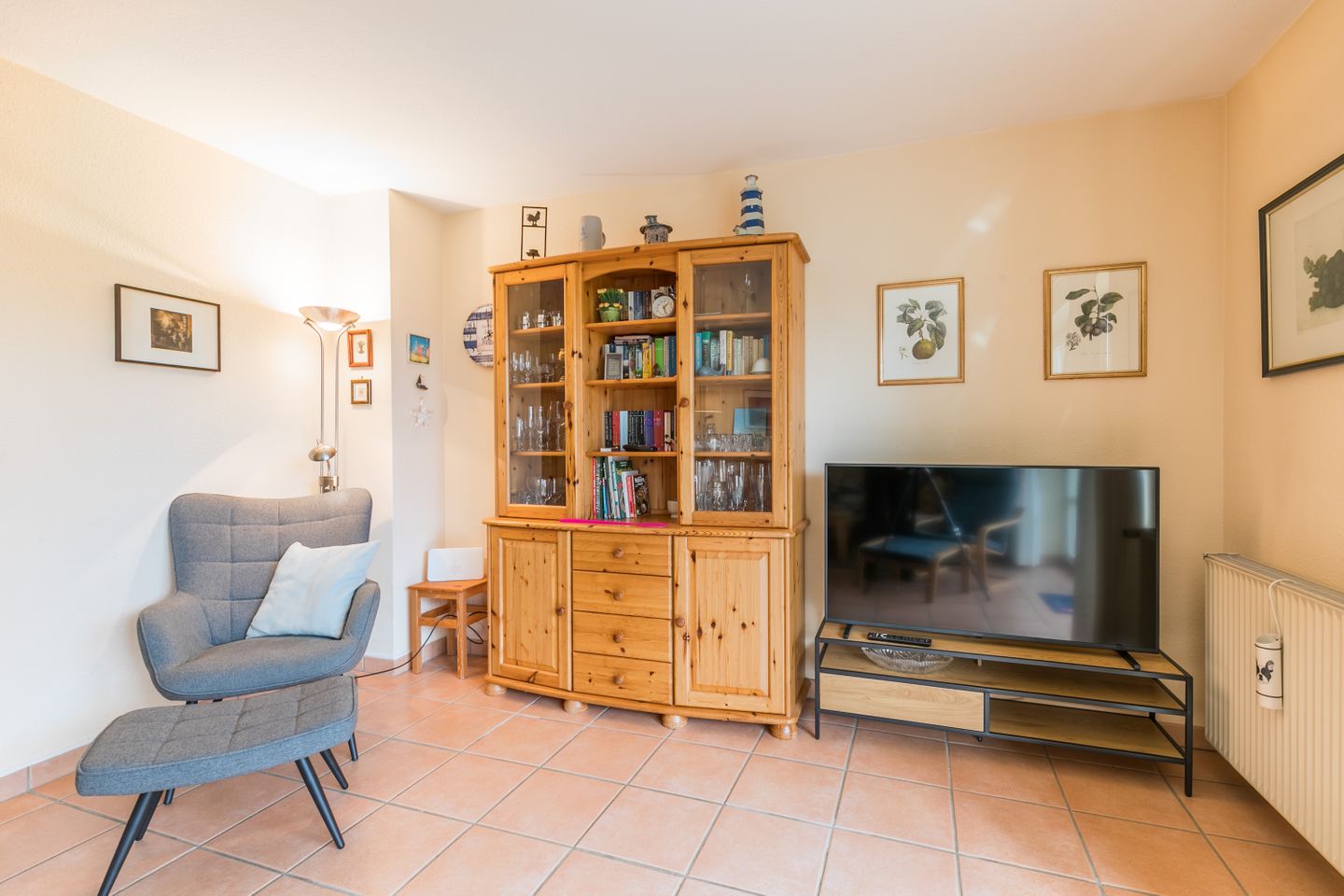 Ferienhaus Jaedicke Wohnzimmer