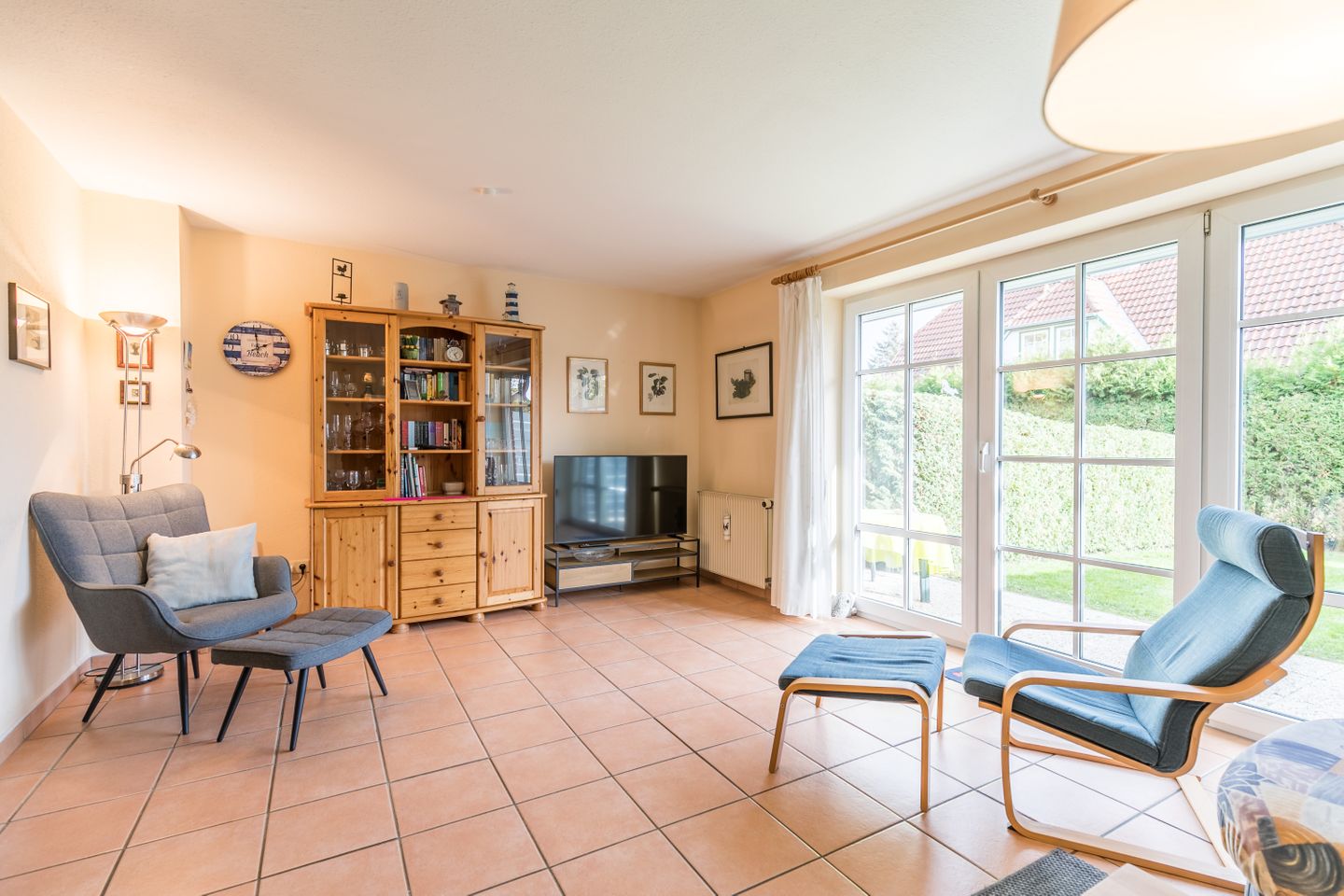 Ferienhaus Jaedicke Wohnzimmer