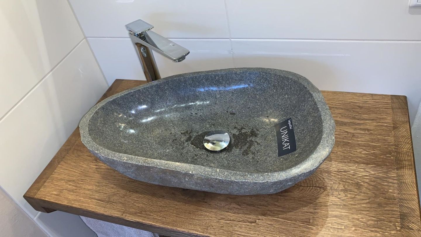  Geräumiges Ferienhaus mit Sauna, Glasfaser und herrlichem Blick in die Berge Hochsauerland - Badezimmer