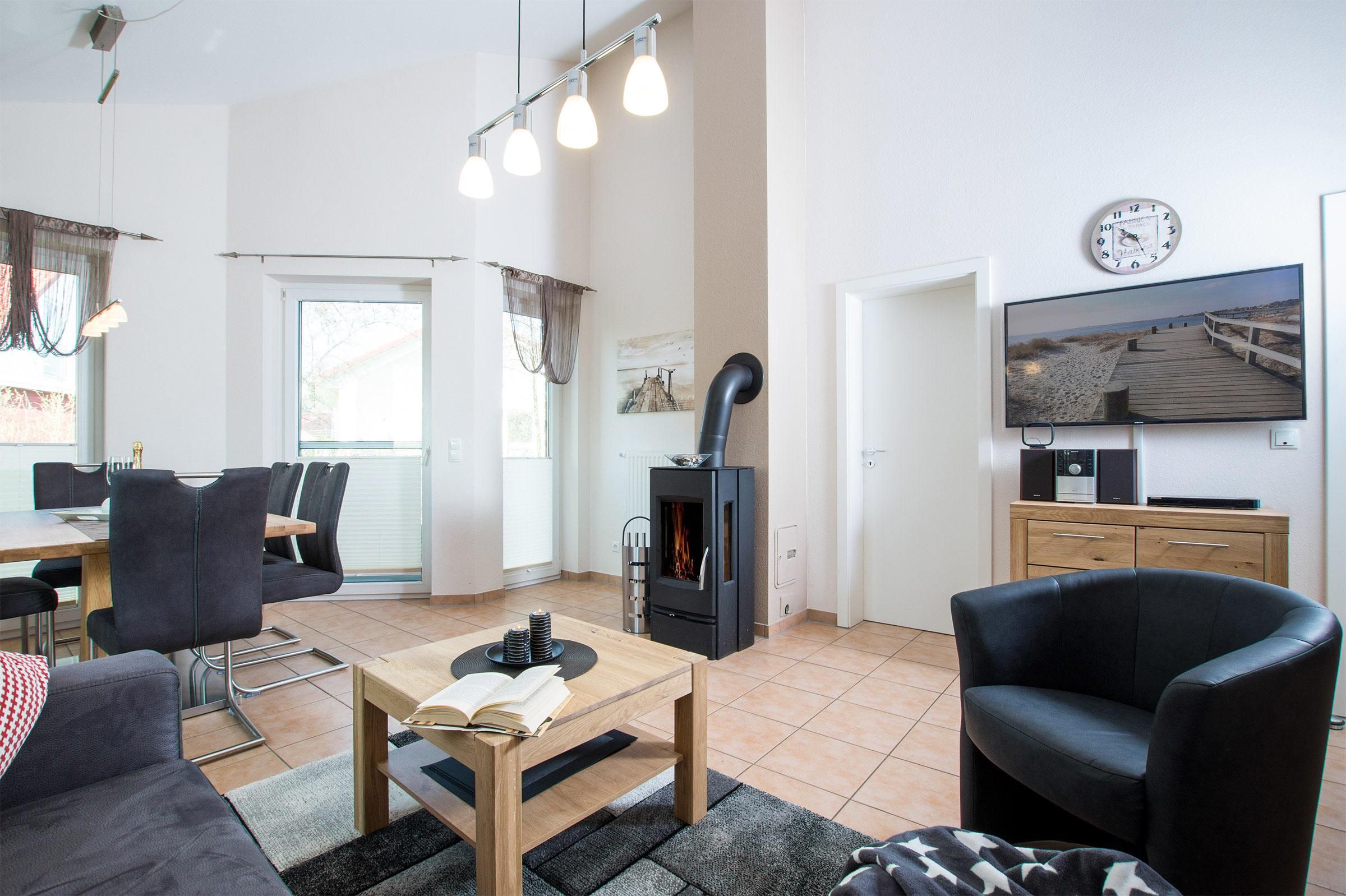 Ferienhaus für 4 Personen mit Sauna, Kamin und E-Auto-Ladestation