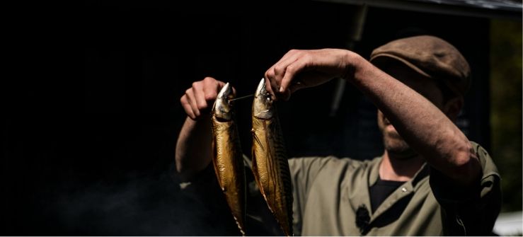 Räucherfisch direkt am Hafen