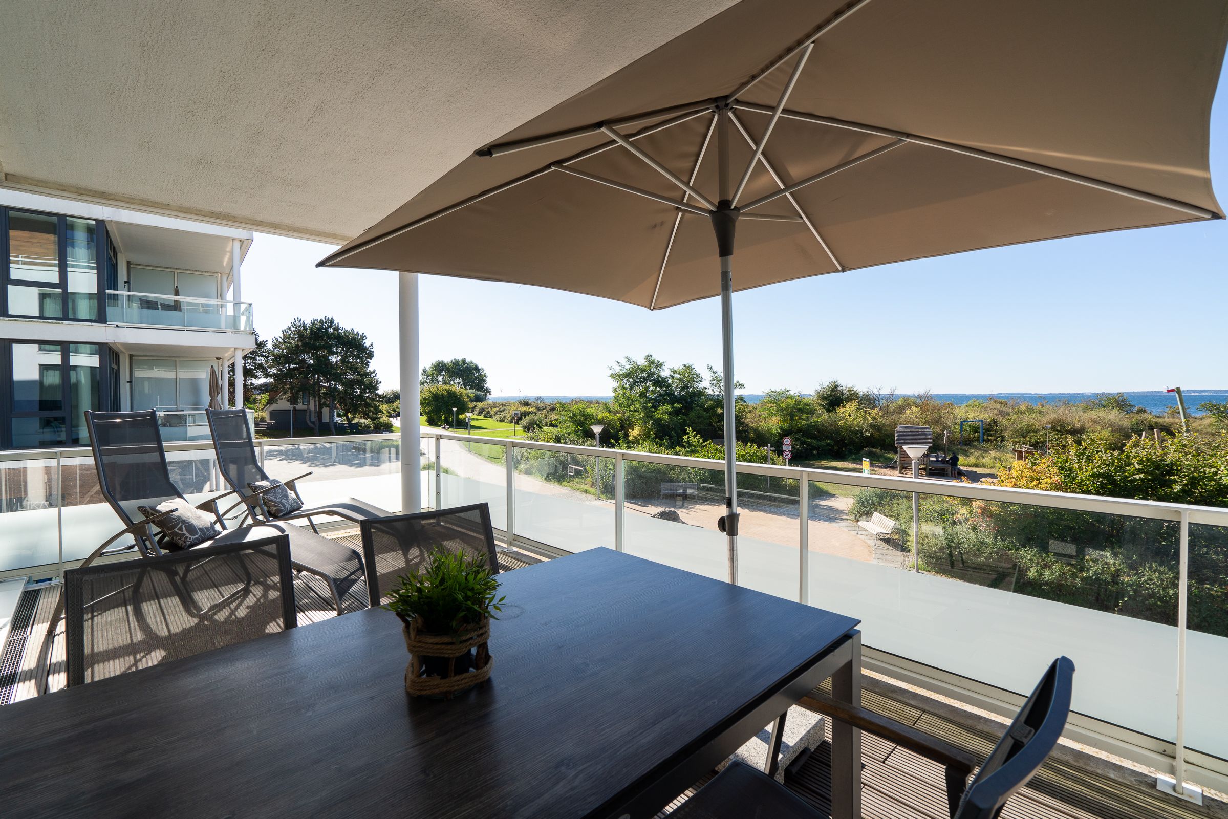 Balkon mit tollem Ausblick