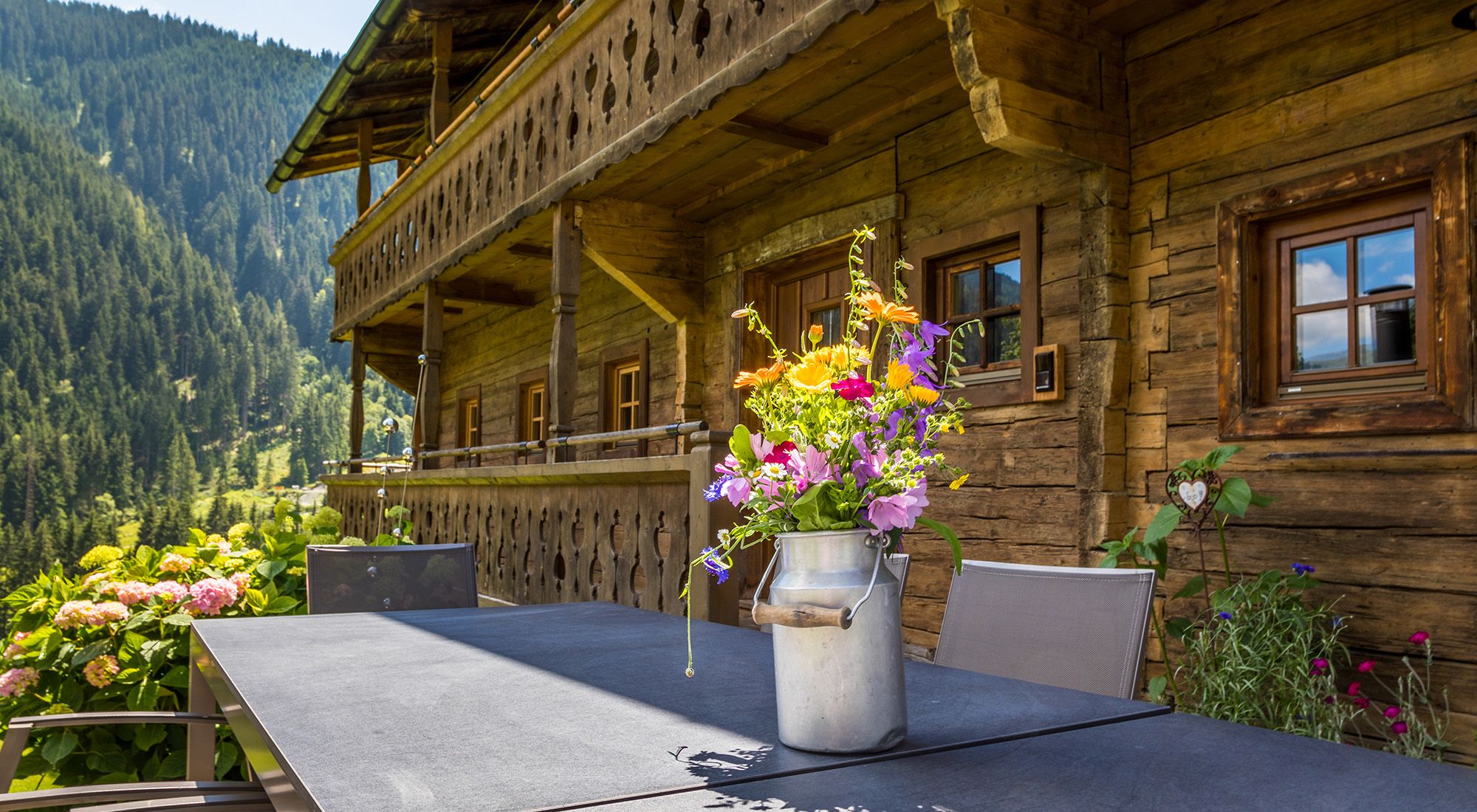  Bauernhaus Hinterglemm | Kitzbüheler Alpen | Salzburg Hohe Tauern - Terrasse