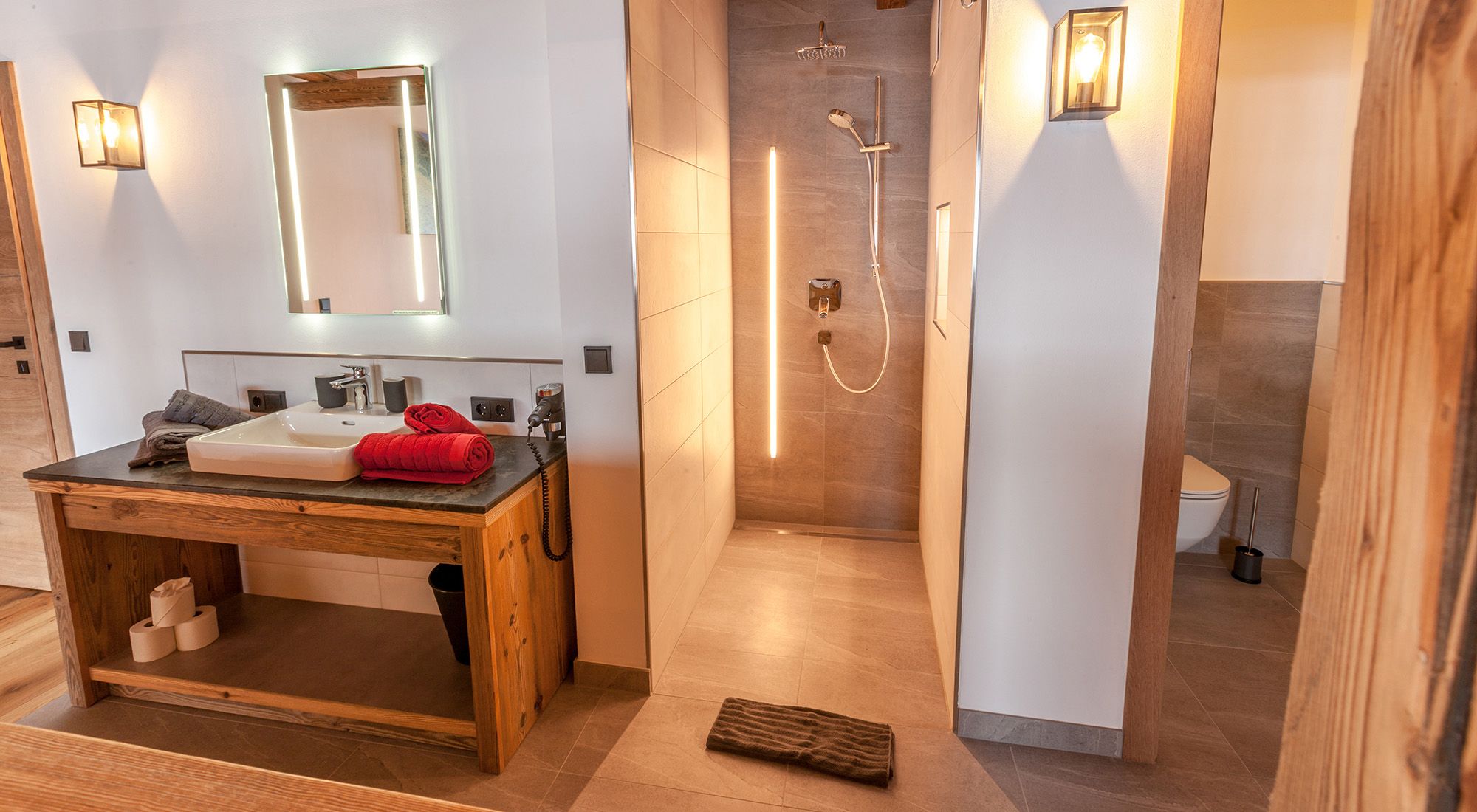  Familienchalet Hinterglemm | Kitzbüheler Alpen | Salzburg Hohe Tauern - Badezimmer