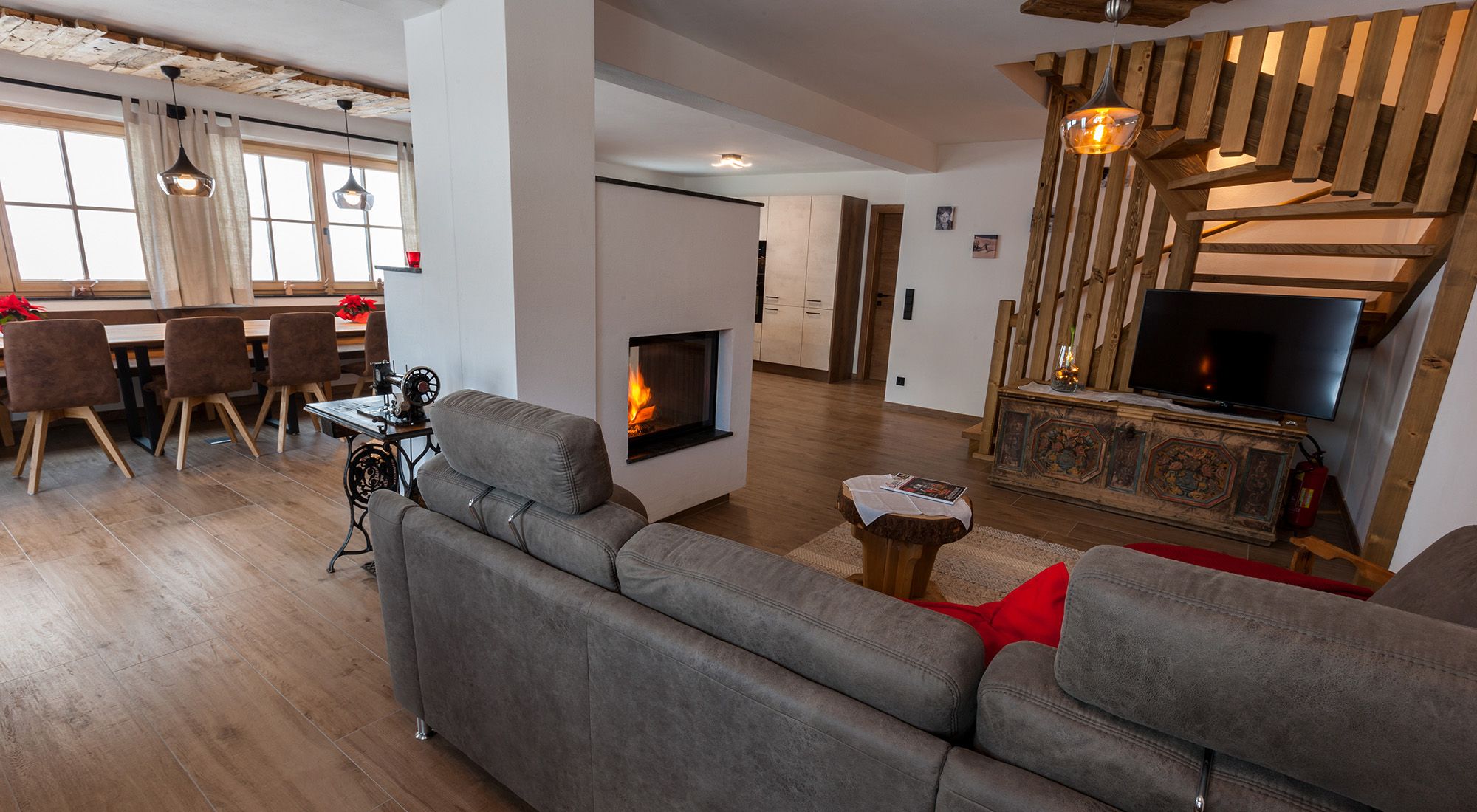  Familienchalet Hinterglemm | Kitzbüheler Alpen | Salzburg Hohe Tauern - Wohnzimmer