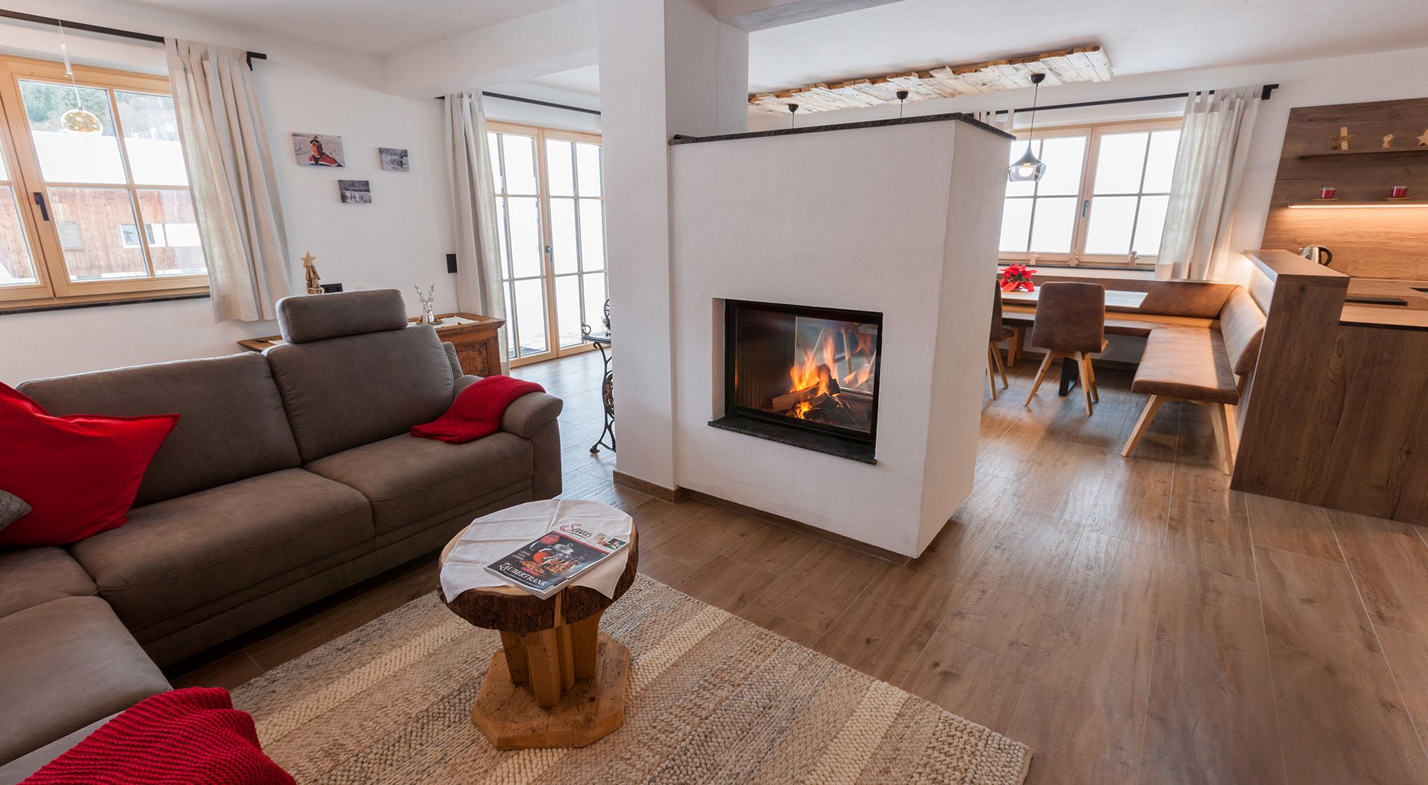  Familienchalet Hinterglemm | Kitzbüheler Alpen | Salzburg Hohe Tauern - Wohnzimmer