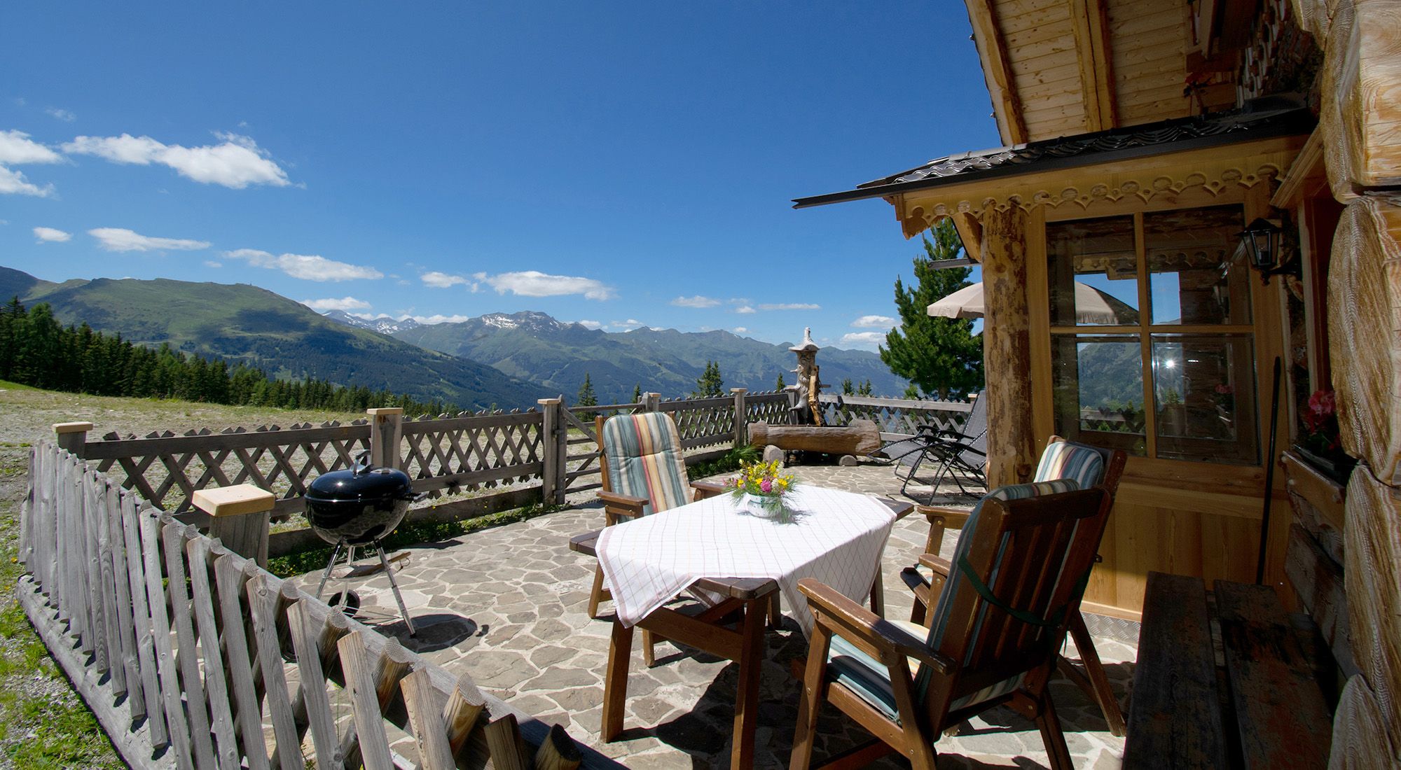  Gasteinerhütte im Zirbenwald | Bad Gastein | Salzburg Hohe Tauern - Terrasse