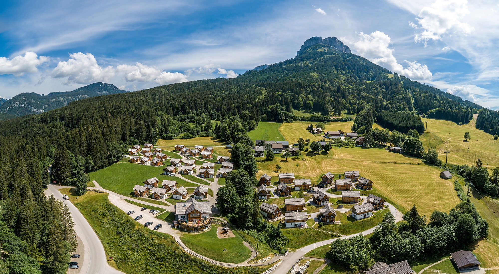  Hüttendorf für Gruppen | Salzkammergut | Steiermark Salzkammergut - Berge