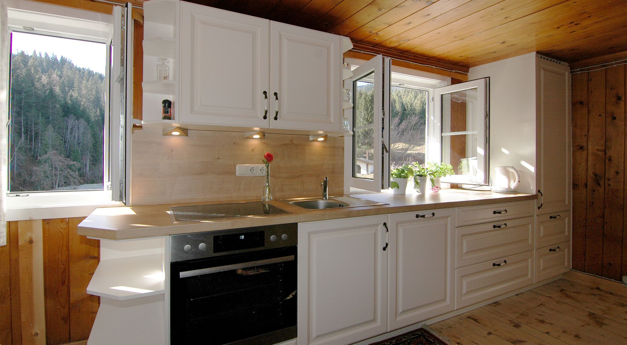  Walliserhus | Kleinwalsertal | Vorarlberg Kleinwalsertal - Küche / Küchenzeile