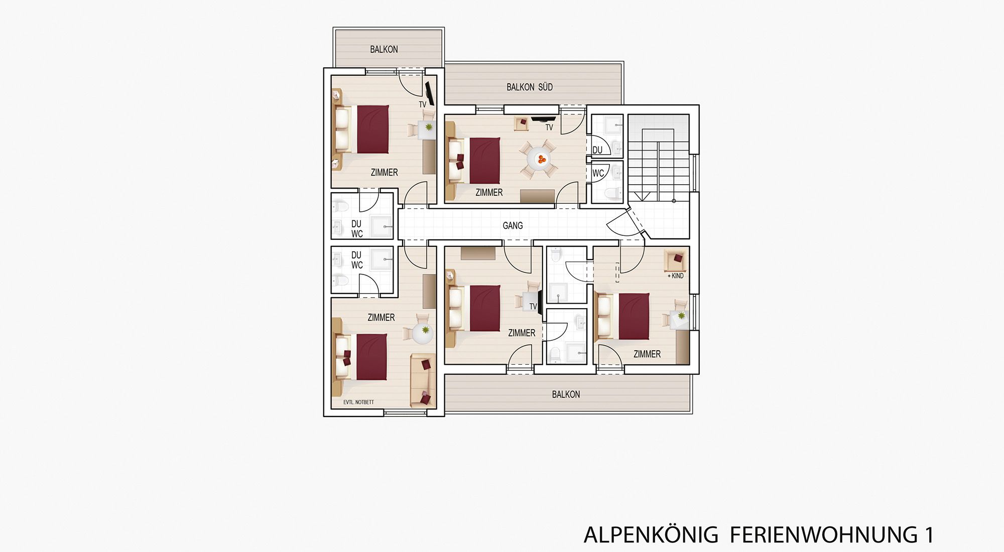  Gruppenhaus Alpenkönig | Nauders | Tirol Nordtirol - Grundriss