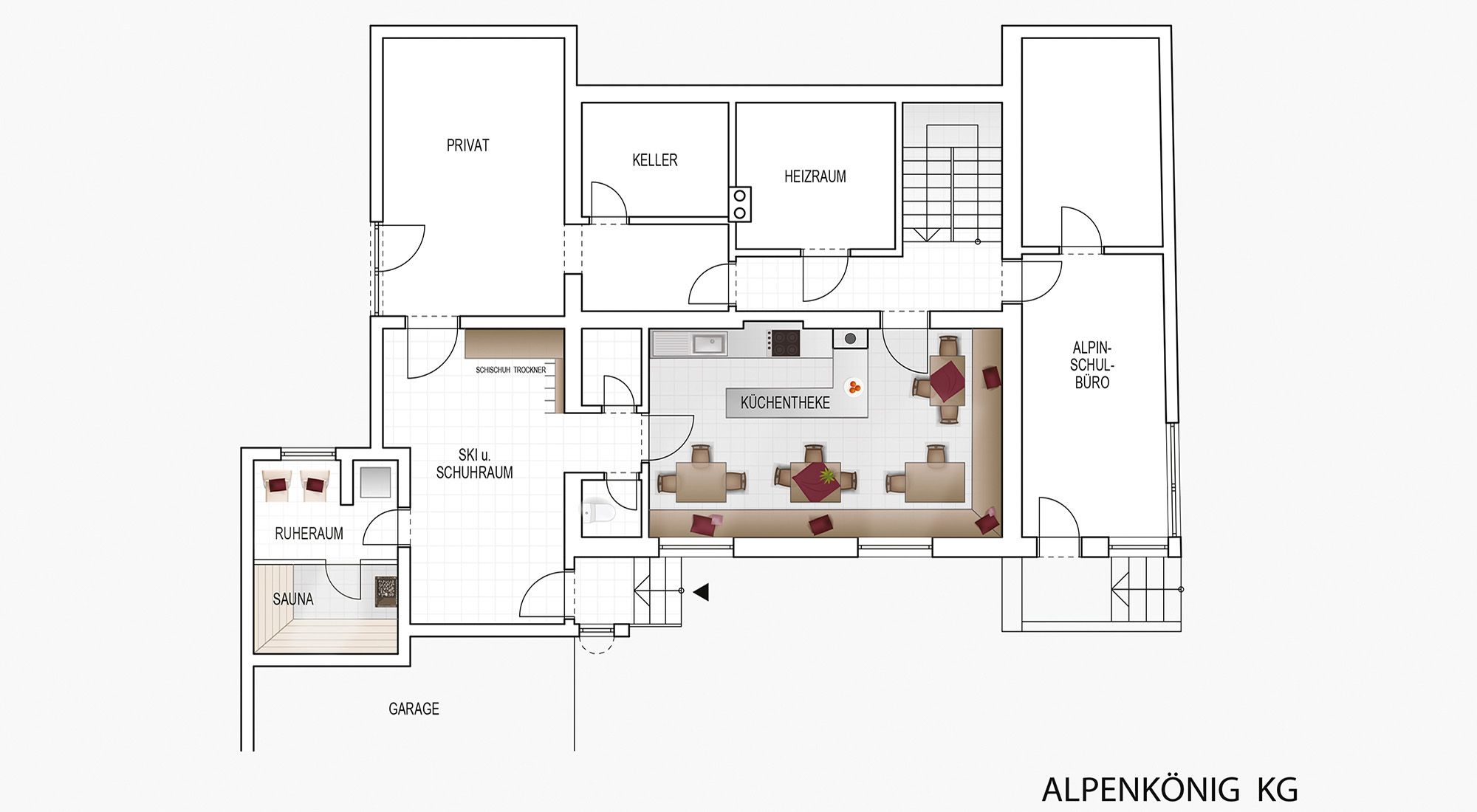  Gruppenhaus Alpenkönig | Nauders | Tirol Nordtirol - Grundriss