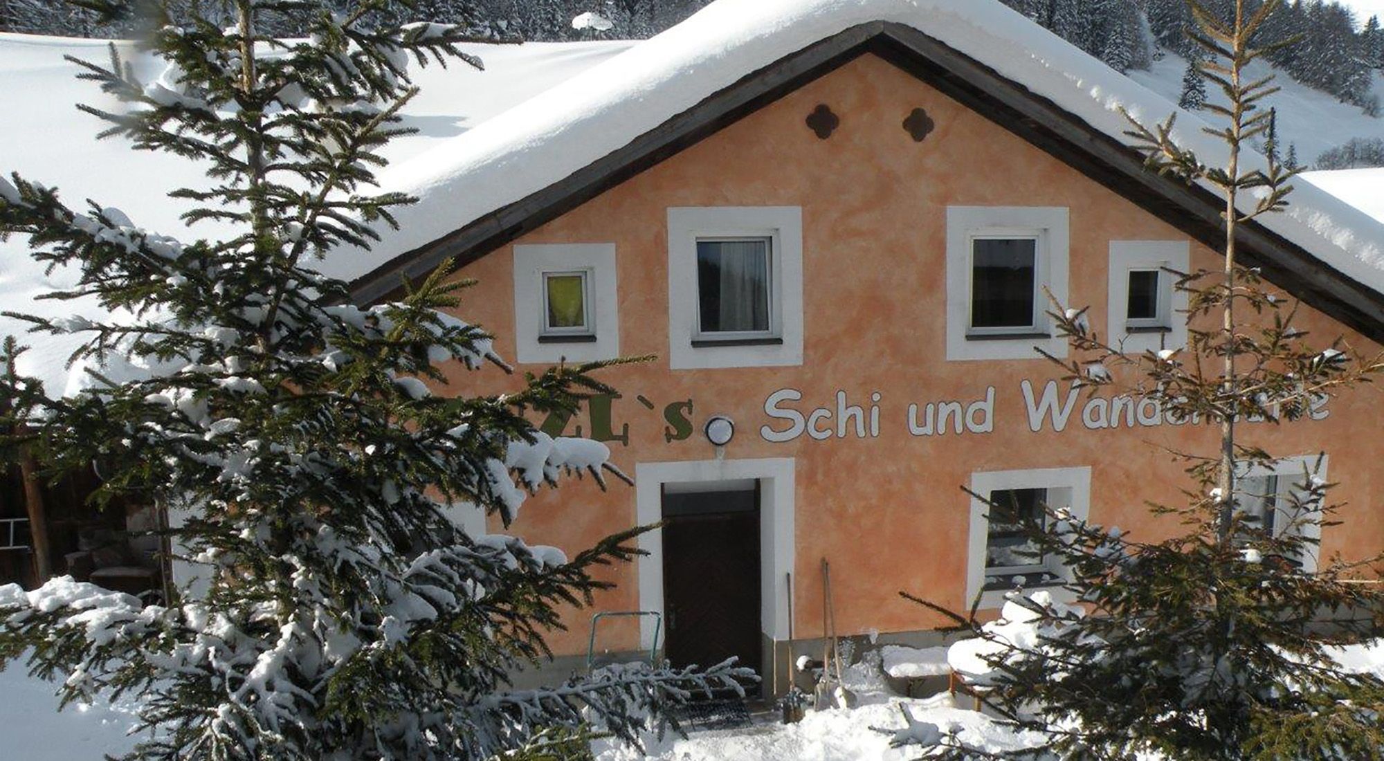  Franzls Ski und Wanderhütte | Nauders | Tirol Nordtirol - Fassade / Eingang