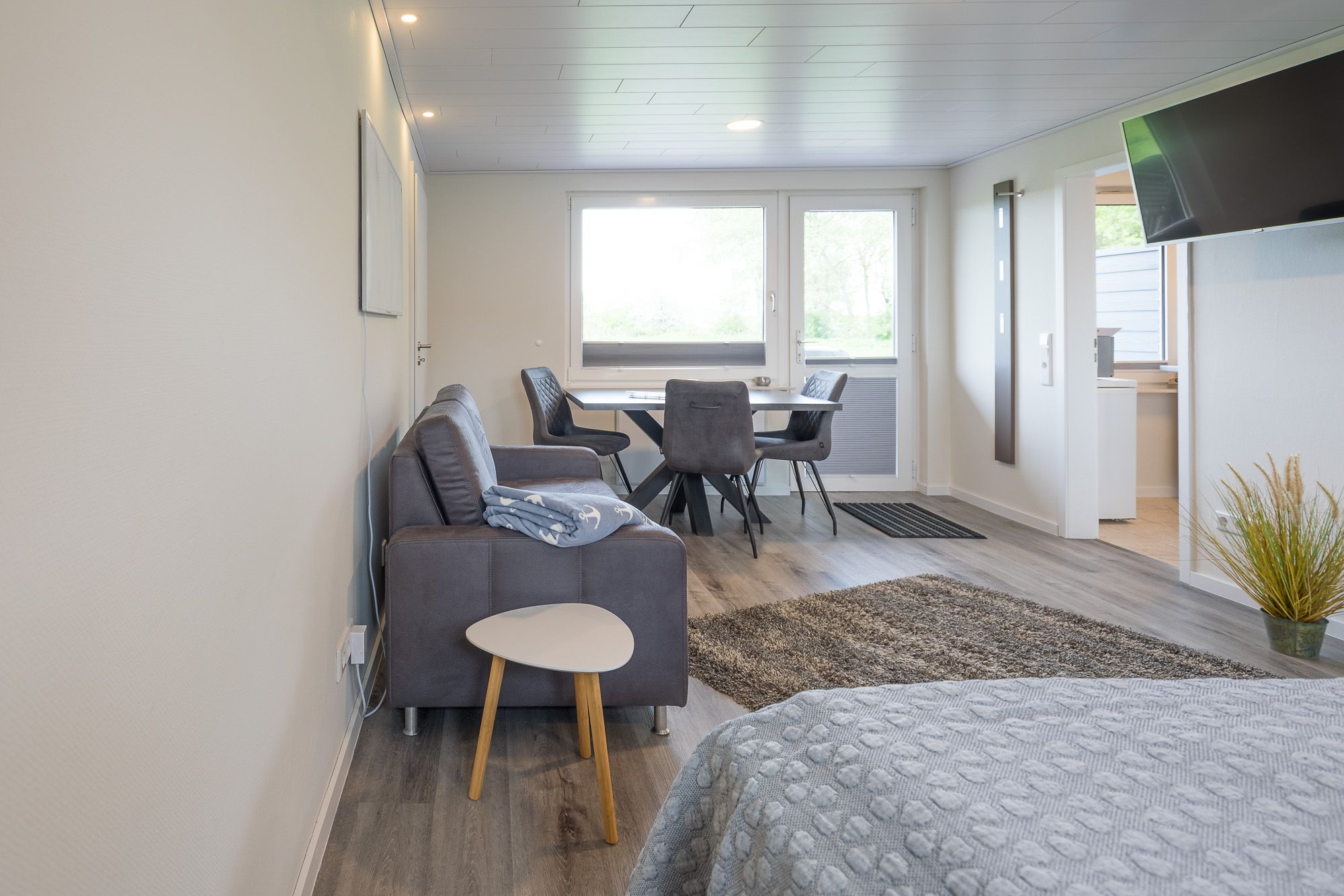 Bungalow Neuwarft, Wohnung 1 4