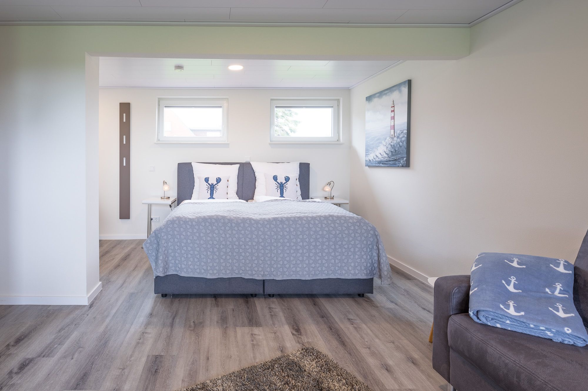 Bungalow Neuwarft, Wohnung 1 2