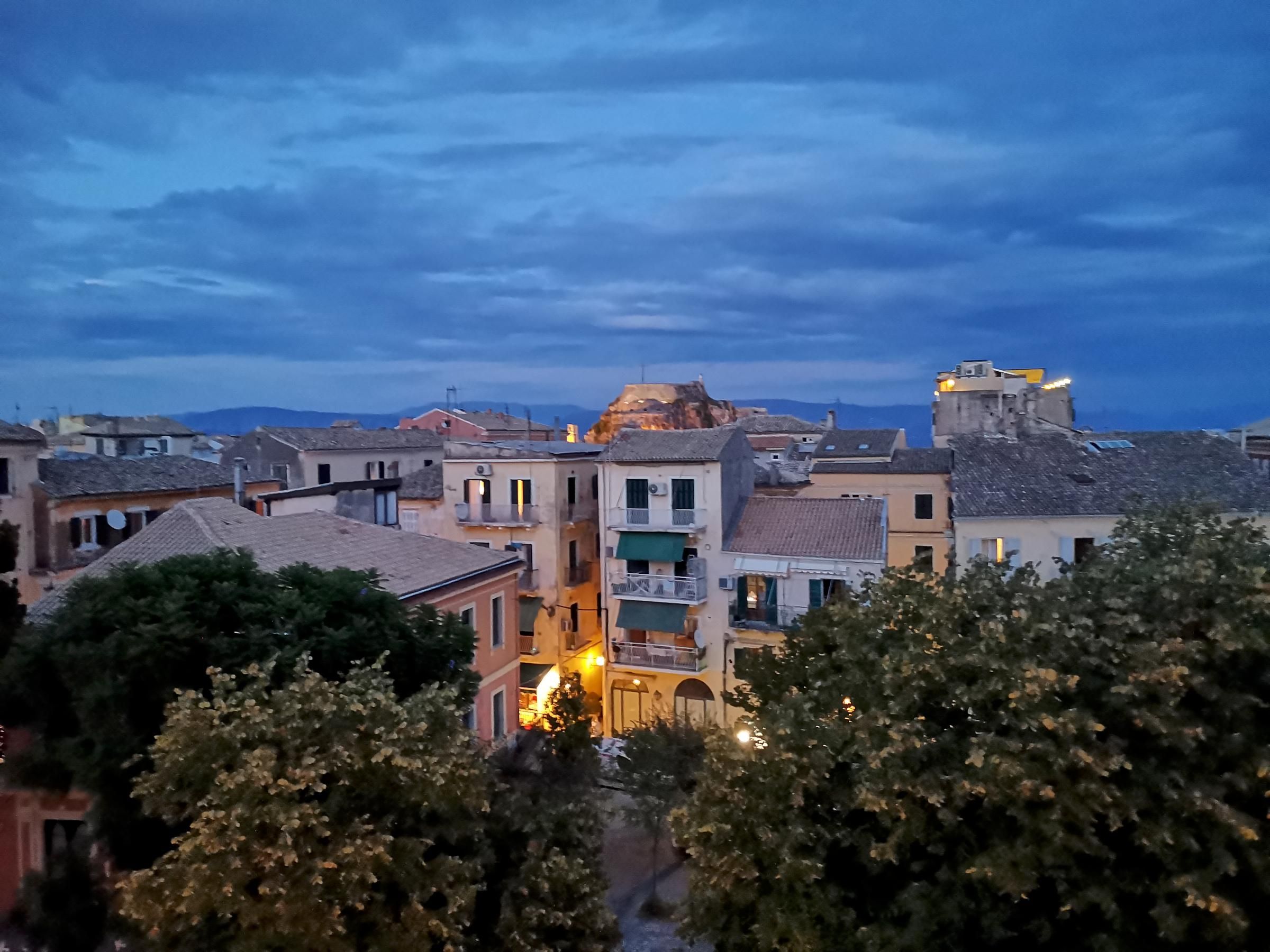 Blick über die Altstadt von Korfu